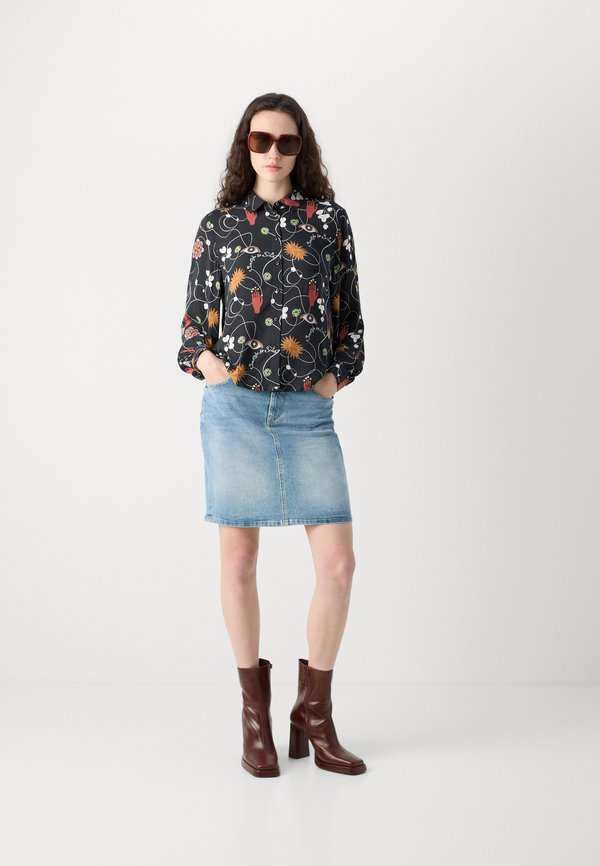 Scotch & Soda PRINTED BALLOON SLEEVE SHIRT