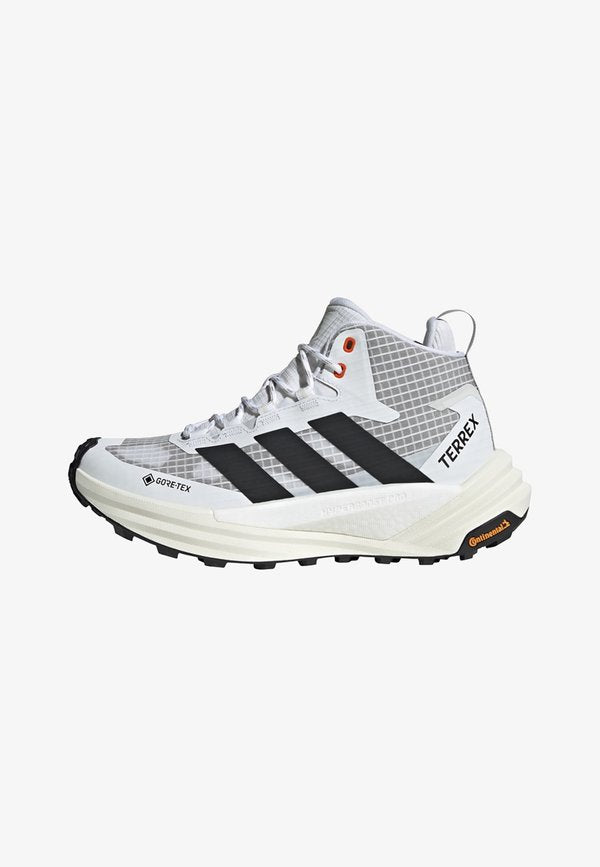 adidas Sportswear ADIDAS SPORTSWEAR TERREX FREE HIKER 3 MID GORE-TEX HIKING SHOES - Hiking shoes - cloud white   core black   off white