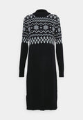 VILA VIRIL CREW NECK MIDI DRESS