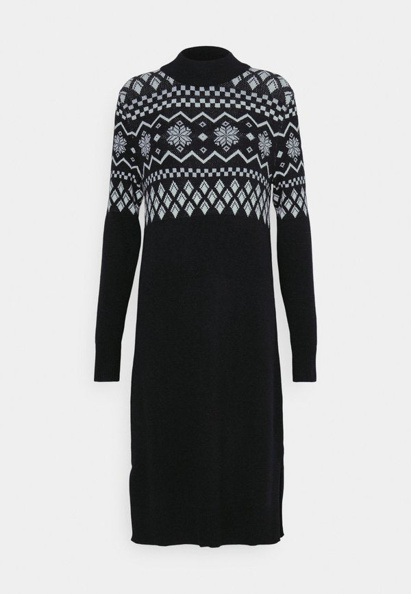 VILA VIRIL CREW NECK MIDI DRESS