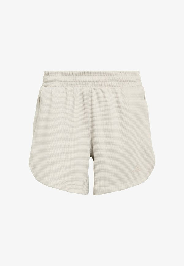 adidas Performance PACER WORKOUT WAFFLE - Sports shorts - beige