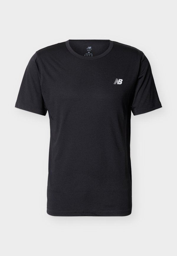 New Balance SPORT ESSENTIALS UTILITY - Sports T-shirt - black/white