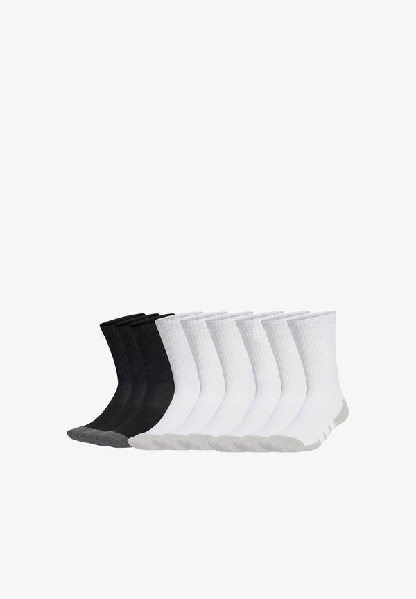 adidas Sportswear UNISEX 9ER PACK - Socks - xweiß schwarz