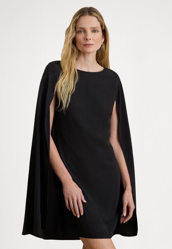 Lauren Ralph Lauren CAPE GEORGETTE COCKTAIL DRESS