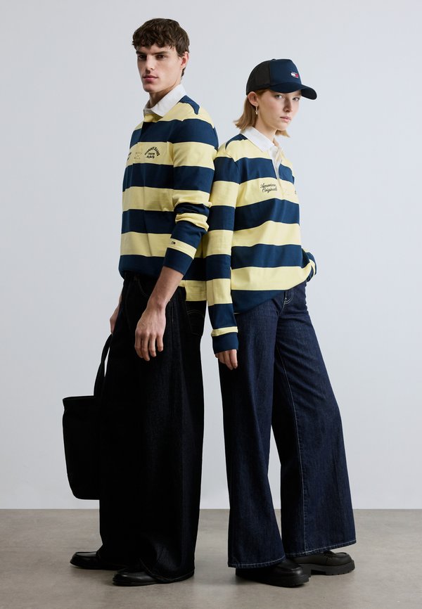 Tommy Jeans STRIPE RELAXED RUGBY SHIRT