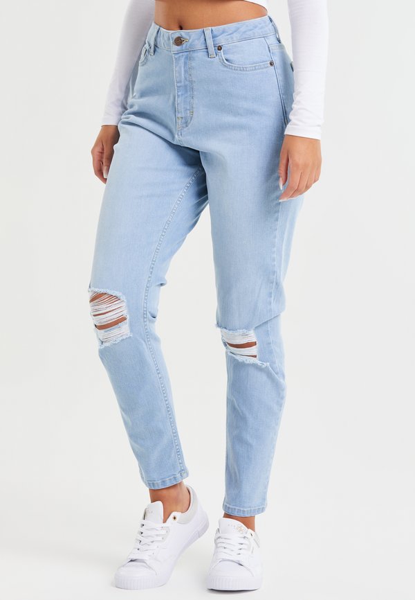 SIKSILK DISTRESSED MOM FIT