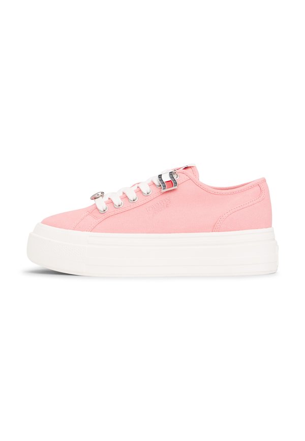 Tommy Jeans CANVAS PLATFORM TRAINERS WITH CHARMS