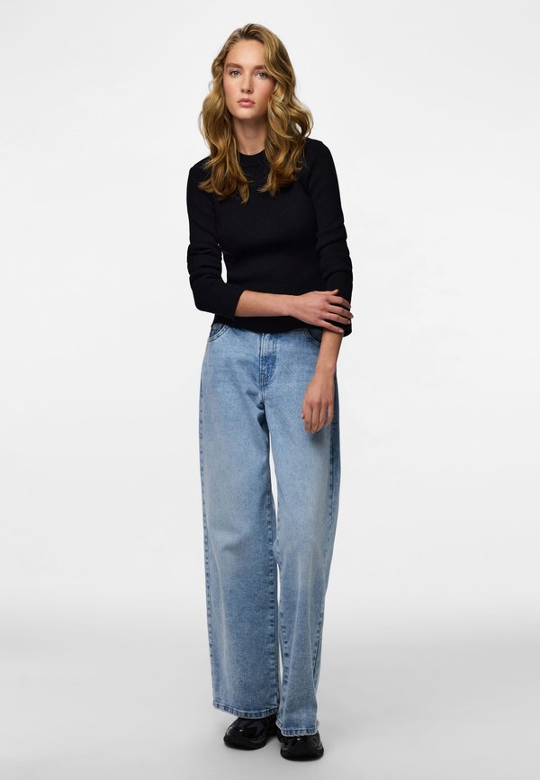 Pieces PCMIRA NEW LS O-NECK KNIT NOOS BC
