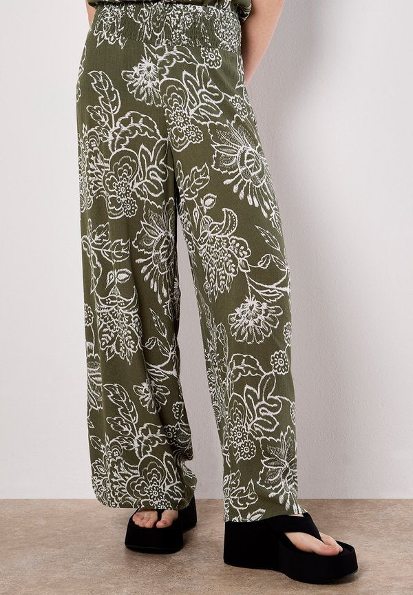 Apricot SARASA FLORAL WIDE