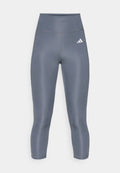 adidas Performance OPTIME ESSENTIALS STASH - 3/4 sports trousers - dark grey