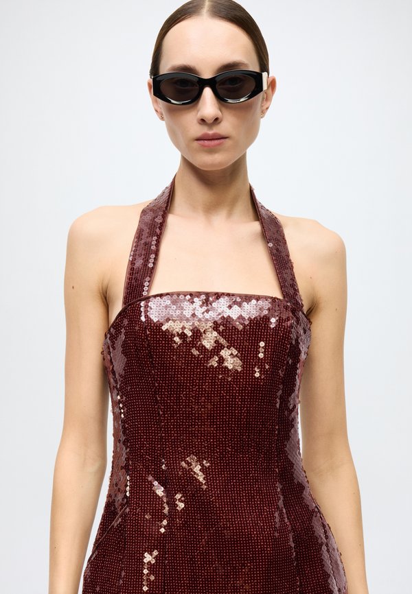 Bardot NEVELLE SEQUIN HALTER DRESS