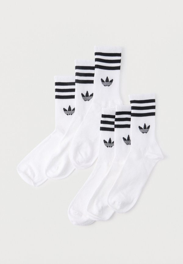 adidas Originals UNISEX 6 PACK - Socks - white