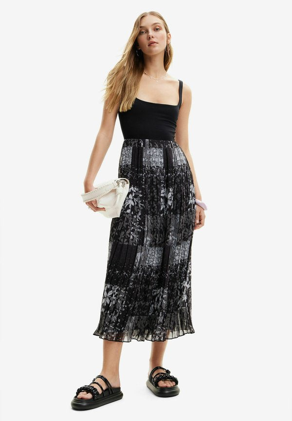 Desigual PLEATED COMBINATION MIDI