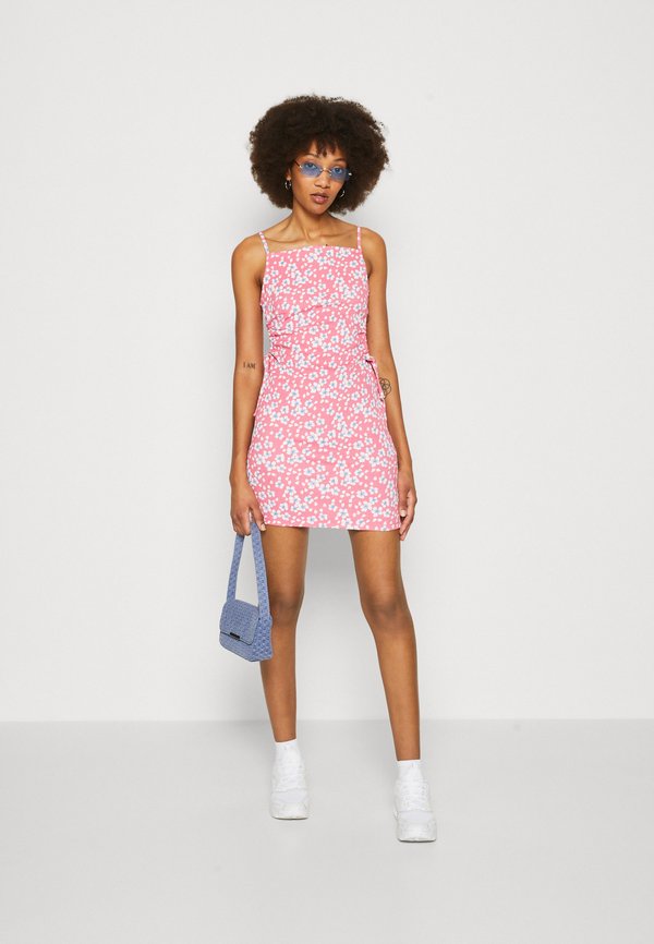 Pieces PCHYLMU DRAWSTRING MINI DRESS
