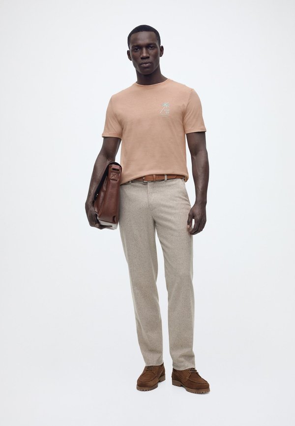 TOM TAILOR DENIM FINE STRIPE PRINTED T-SHIRT