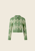 House of Sunny ARGYLE LOUNGE CARDIGAN