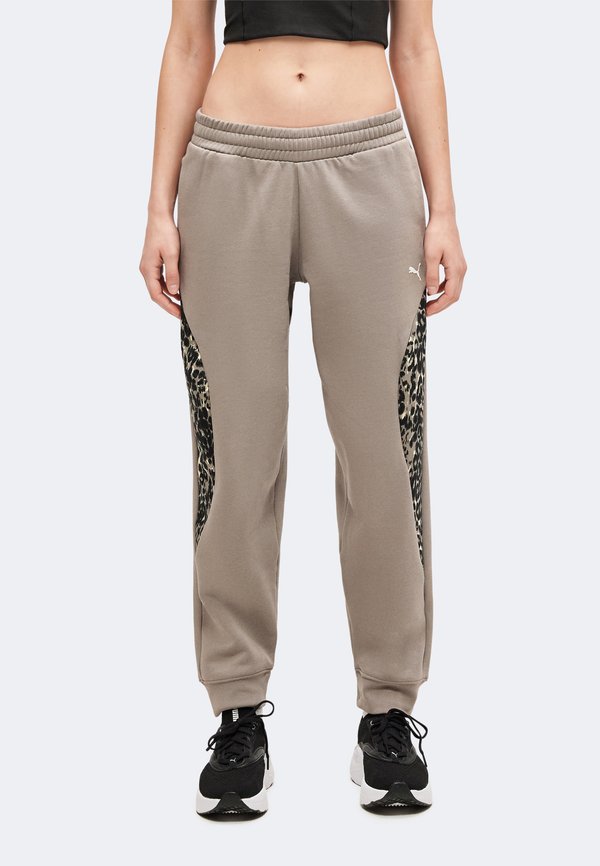 Puma SPORT ANIMAL COMFORT PANTS - Tracksuit bottoms - mouse gray