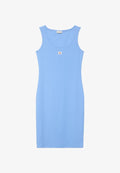 Calvin Klein Jeans BABY LABEL SQUARE  - Jersey dress - blue descent