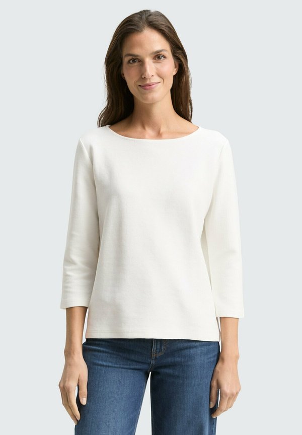 TOM TAILOR TOM TAILOR T-SHIRT LANGARMSHIRT MIT OTTOMAN-STRUKTUR