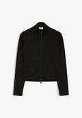 Bershka JACKET - Zip-up sweatshirt - black