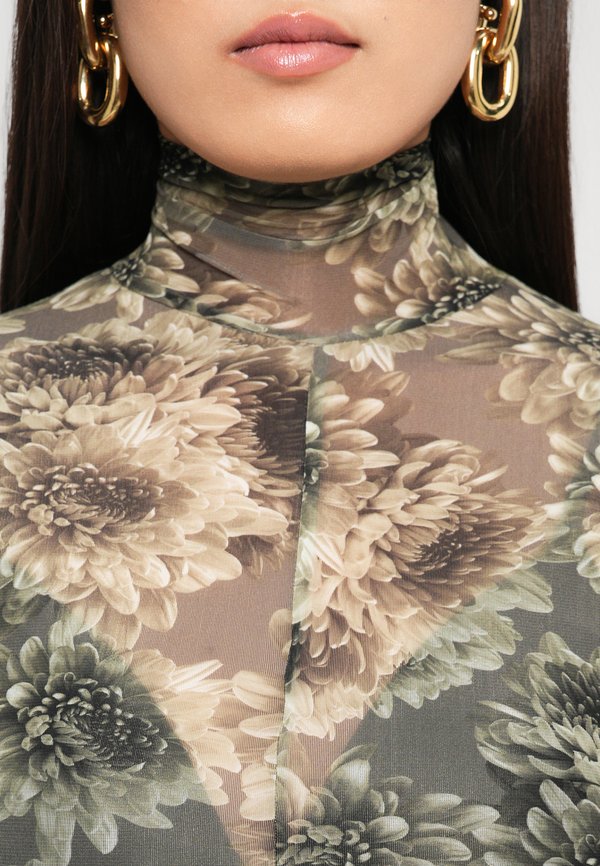 Norma Kamali LONG SLEEVE CATSUIT