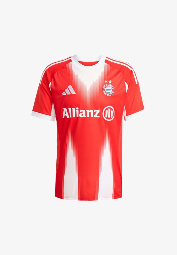 adidas Performance FC BAYERN 2025/2026 HOME JERSEY FRAUENTEAM - Print T-shirt - red