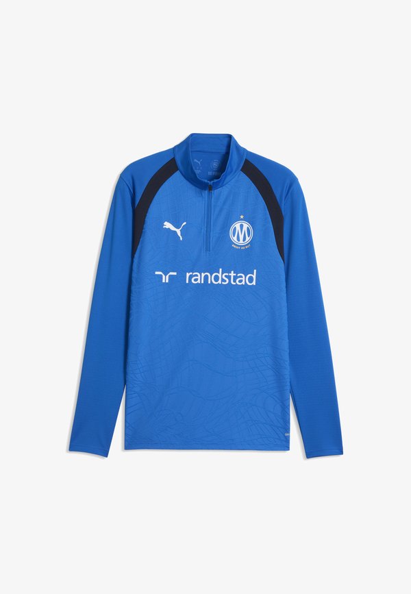 Puma OLYMPIQUE MARSEILLE TRAINING 1/4 ZIP TOP - Club wear - team royal-deep navy