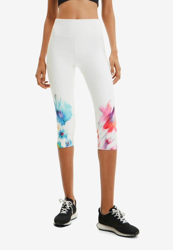 Desigual SPORT FLORAL CROPPED LEGGINGS