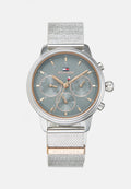 Tommy Hilfiger BLAKE UNISEX - Watch - silver-coloured/blue