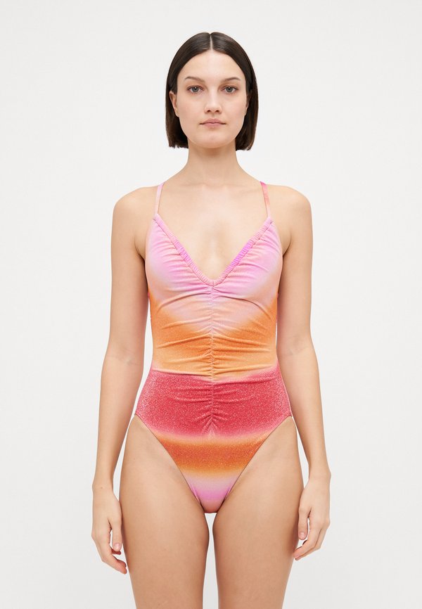 Seafolly SPECTRUM DRAWSTRING V NECK ONE PIECE