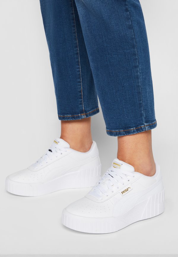 Puma CALI WEDGE - Trainers - white