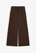 Bershka TROUSERS - Trousers - dark brown