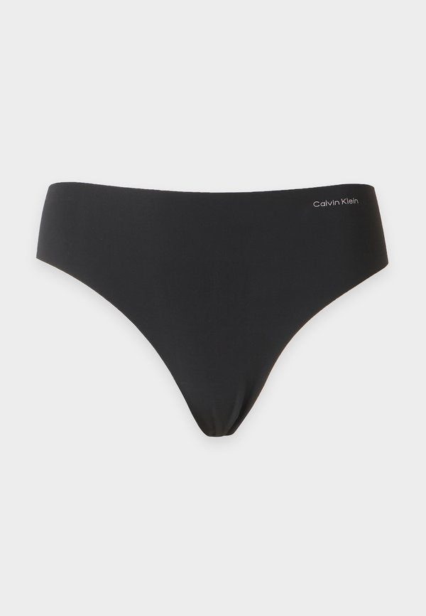 Calvin Klein Underwear INVISIBLES 3 PACK - Thong - black/black/black