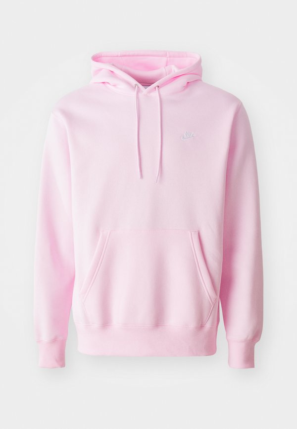 Nike Sportswear CLUB HOODIE - Hoodie - pink foam/white