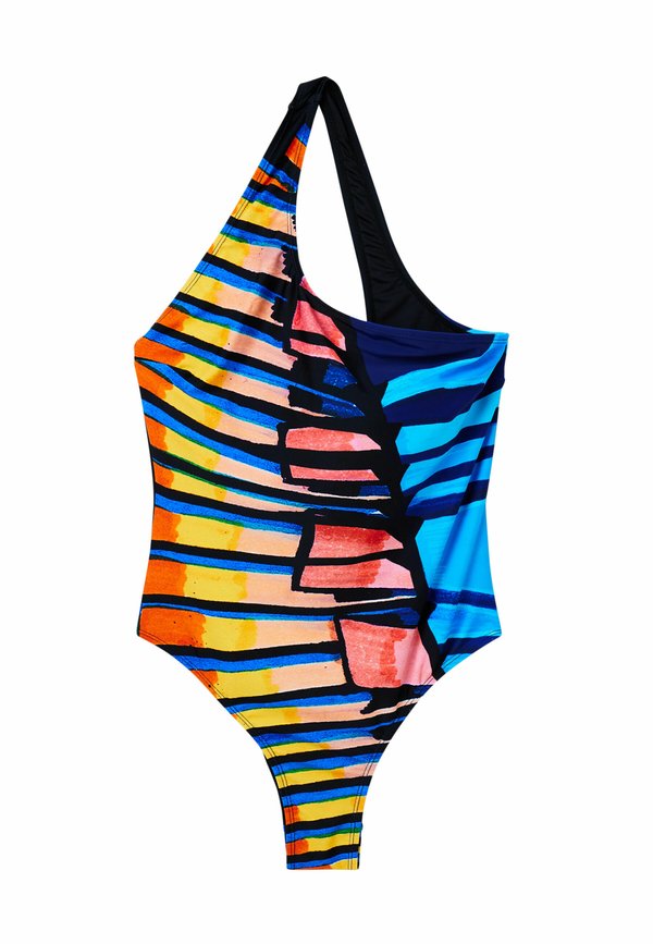 Desigual ASYMMETRIC STRAP SWIMSUIT