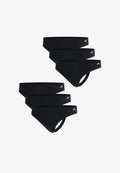 adidas Sportswear 6-PACK - Thong - black