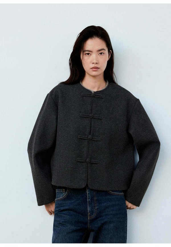 Mango ADULT - Summer jacket - anthracite