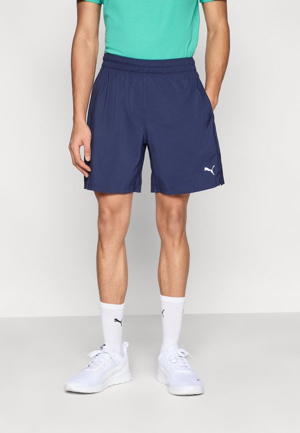 Puma TAD ESSENTIALS SHORT - Sports shorts - navy/white