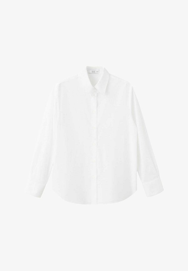 Mango ADULT - Button-down blouse - white