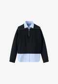 Mango ADULT - Button-down blouse - royal blue