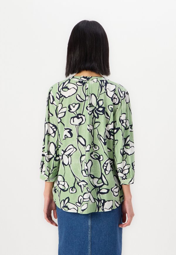 TOM TAILOR PRINTED WITH PLEATS