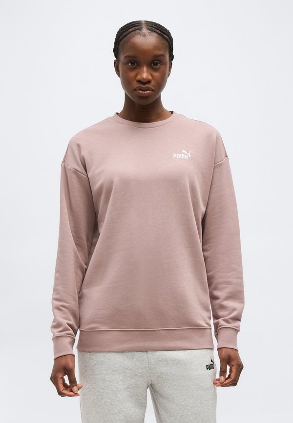 Puma SMALL LOGO RELAXED CREW - Sweatshirt - sandstone