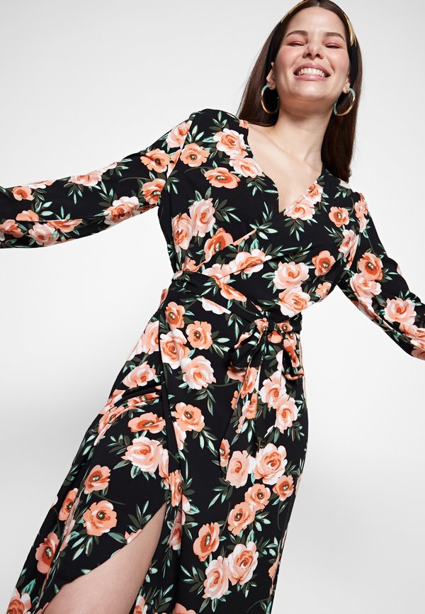 VILA VIDOTTIAS MIDI WRAP DRESS