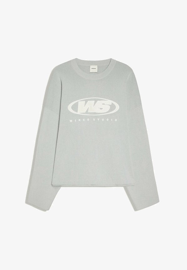 Bershka GRAPHIC - JUMPER - Jumper - grey