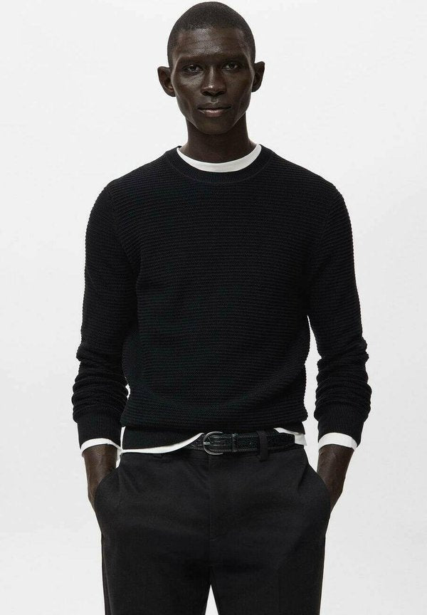 Mango Jumper - black