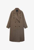 Mango Classic coat - medium brown