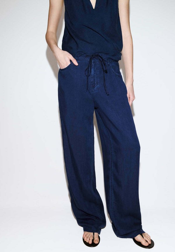 Mango ADULT - Relaxed fit jeans - dark blue
