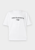 New Balance TRACKSIDE UNISEX - Print T-shirt - white