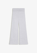 Bershka FLARED PLUSH WITH PATCH - Tracksuit bottoms - dark grey