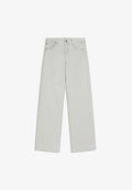 Bershka BACK DETAIL - Straight leg jeans - light grey